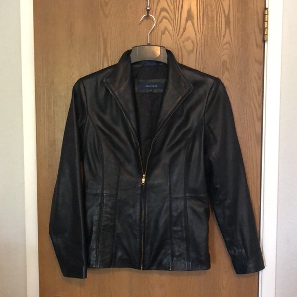 Cole Haan Genuine Leather Jacket - Picture 2 of 7